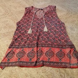 Lucky Brand printed sleeveless tank
